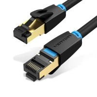 Патч-корд Cat.8 SFTP Patch Cable 10M Black VENTION (IKABL)