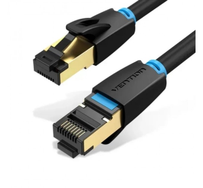 Патч-корд Cat.8 SFTP Patch Cable 10M Black VENTION (IKABL)