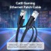 Патч-корд Cat8 SFTP Patch Cable 0.5M Black VENTION (IKKBD)