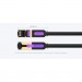 Патч-корд Cat.7 SFTP Patch Cable 0.5M Black VENTION (ICDBD)