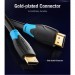 Кабель мультимедійний HDMI Cable 15M Black VENTION (AACBN)