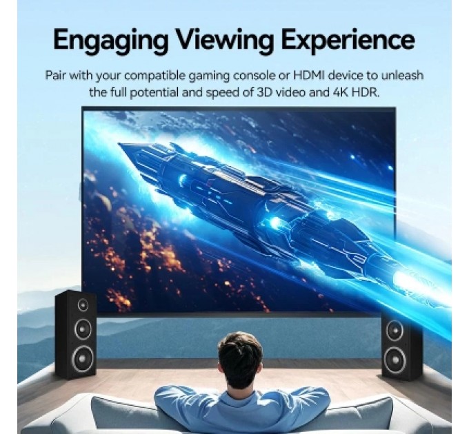 Кабель мультимедійний HDMI Cable 20M Black VENTION (AACBQ)