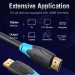 Кабель мультимедійний HDMI Cable 25M Black Type VENTION (AACBS)