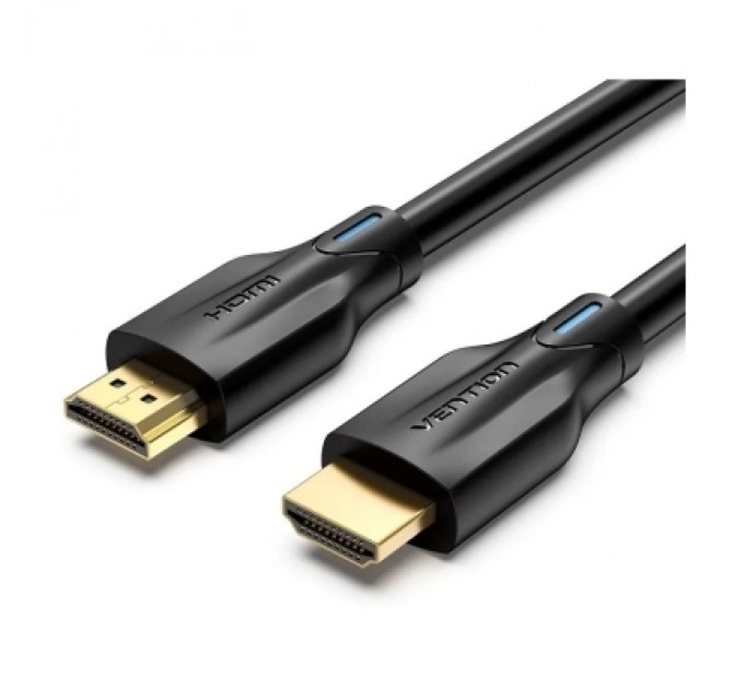 Кабель мультимедійний HDMI Male to Male 8K HD Cable 10M Black VENTION (AANBL)