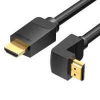 Кабель мультимедійний HDMI Right Angle Cable 270 Degree 1M Black VENTION (AAQBF)