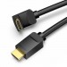 Кабель мультимедійний HDMI Right Angle Cable 270 Degree 3M Black VENTION (AAQBI)
