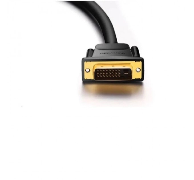 Кабель мультимедійний HDMI to DVI Cable 1M Black VENTION (ABFBF)