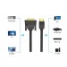 Кабель мультимедійний HDMI to DVI Cable 1M Black VENTION (ABFBF)