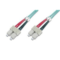Оптичний патчкорд Digitus SC/UPC-SC/UPC, 50/125, MM, OM3, duplex, 3м (DK-2522-03/3)