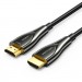 Кабель мультимедійний 4K Fiber Optic HDMI Male to Male Cable 25M Black Zinc Alloy Type VENTION (ALSBS)