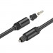 Кабель мультимедійний Optical Fiber Audio Cable 1M Black VENTION (BAEBF)