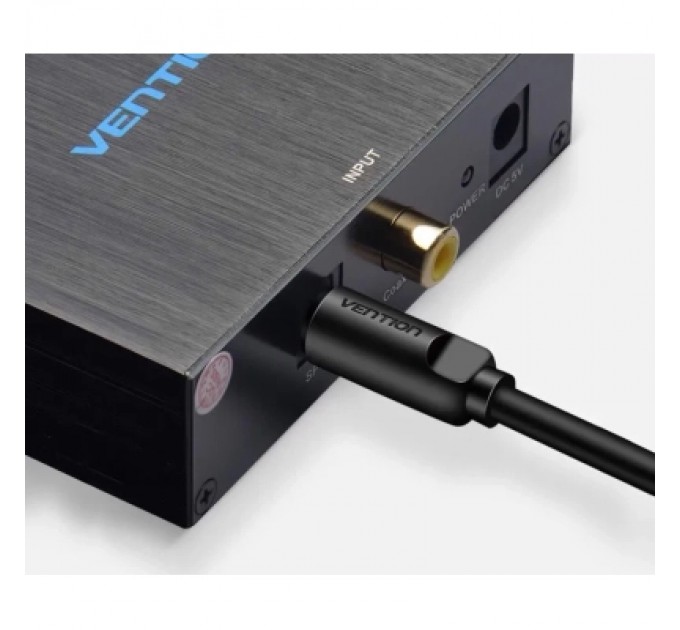 Кабель мультимедійний Optical Fiber Audio Cable 3M Black VENTION (BAEBI)