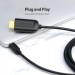 Кабель мультимедійний Type-C to HDMI Cable 1.5M Black VENTION (CGUBG)