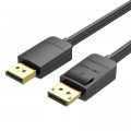 Кабель мультимедійний DP Cable 1.5M Black VENTION (HACBG)