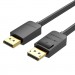 Кабель мультимедійний DP Cable 1.5M Black VENTION (HACBG)