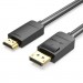 Кабель мультимедійний DP to HDMI Cable 1.5M Black VENTION (HADBG)