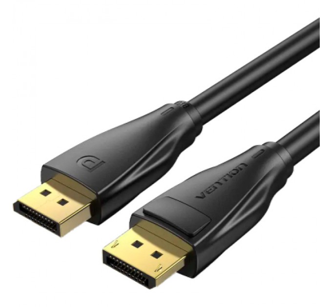 Кабель мультимедійний DP 1.4 Male to Male HD Cable 8K 1.5M Black VENTION (HCDBG)