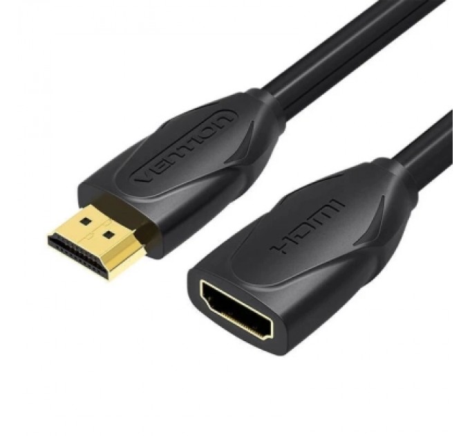 Кабель мультимедійний HDMI Extension Cable 0.5M Black VENTION (VAA-B06-B050)