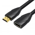 Кабель мультимедійний HDMI Extension Cable 1M Black VENTION (VAA-B06-B100)