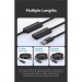 Дата кабель USB 2.0 Type-A Male to Type-A Female Active Extension Cable 10M Black VENTION (CBKBL)