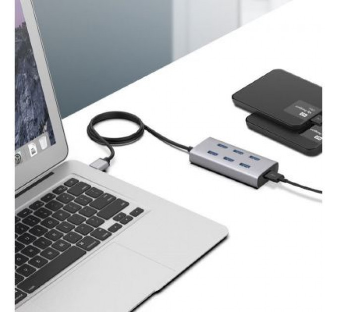 Концентратор Maiwo USB 3.0 Type-A / Type-C to 7х USB3.0 (KH700)