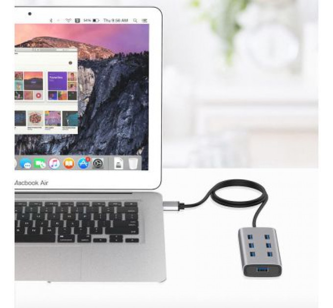Концентратор Maiwo USB 3.0 Type-A / Type-C to 7х USB3.0 (KH700)