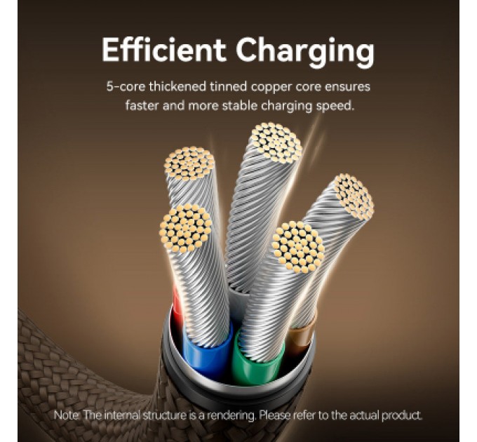 Дата кабель USB 2.0 Type-C Male to Type-C Male 3A Cable 1M Gold Aluminum Alloy Type VENTION (TRDJF)