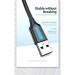 Дата кабель USB 2.0 A Male to Mini-B Male Cable 1M Black PVC Type VENTION (COMBF)