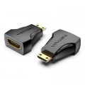 Перехідник Mini HDMI Male to HDMI Female Adapter Black VENTION (AISB0)