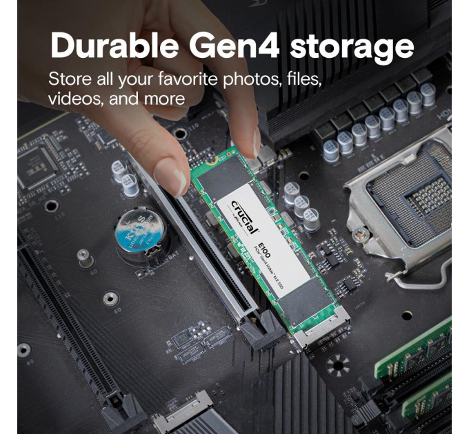 Твердотільний запам’ятовувальний пристрій накопичувач (SSD) G4 M.2 NVME 2TB E100 CT2000E100SSD8 CRUCIAL