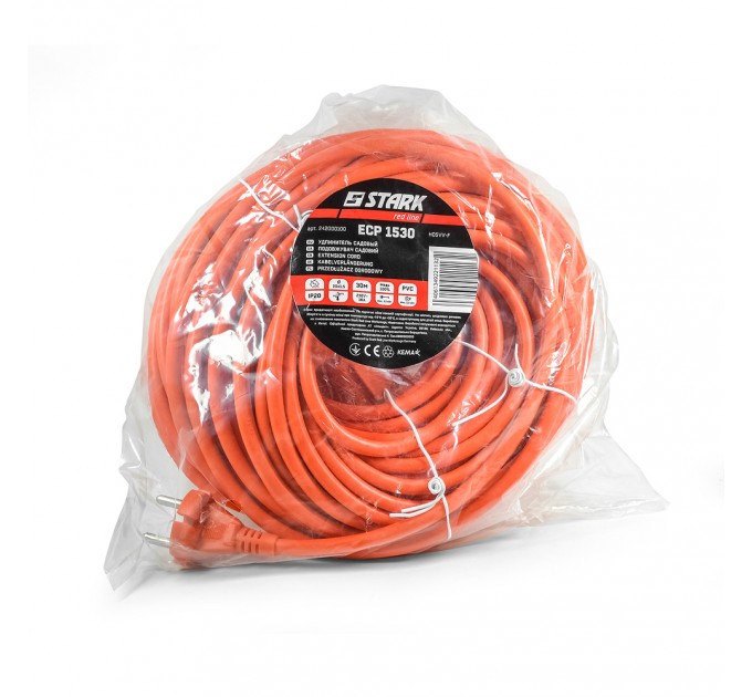 Подовжувач Stark ECP 1530 (242000100) 1 розетка, 30 м, помаранчевий