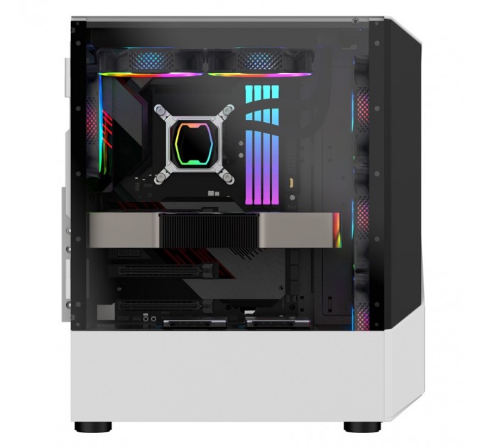 Корпус 1stPlayer F3-A-WH-4F1-PS-600FK-EU White 600W