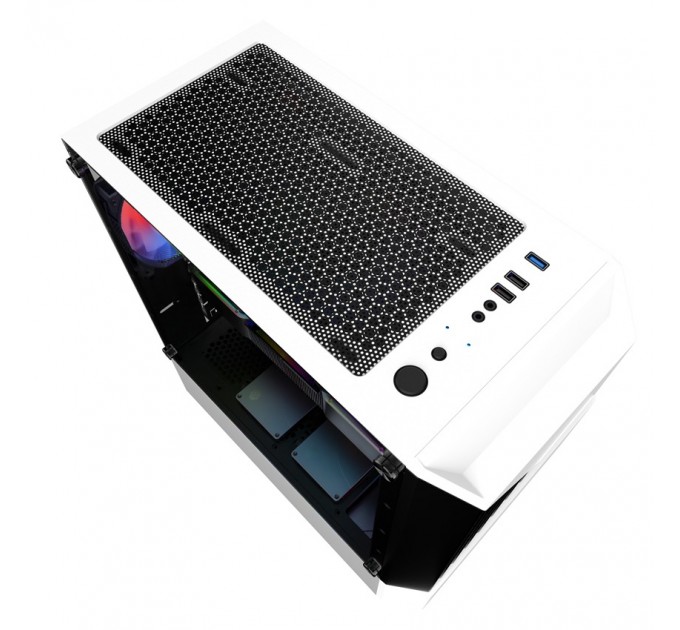 Корпус 1stPlayer F3-A-WH-4F1-PS-600FK-EU White 600W