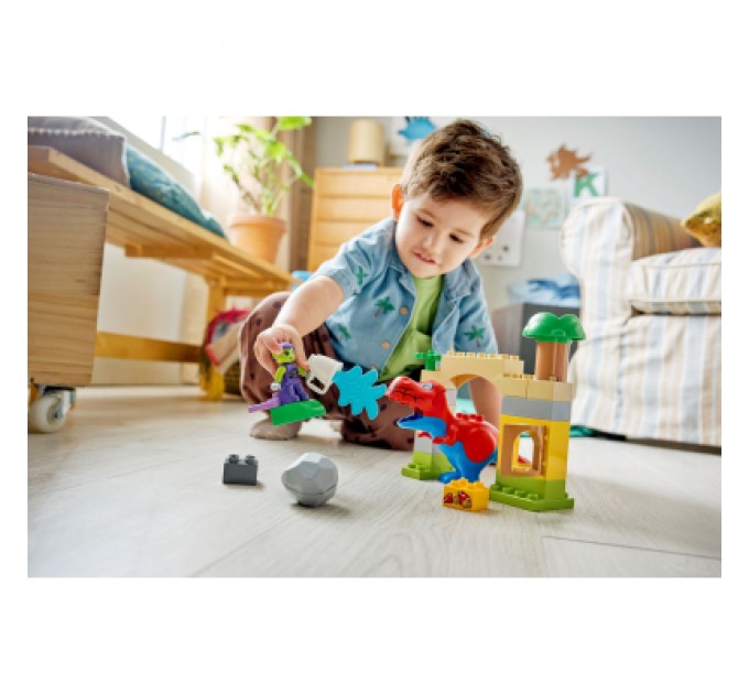 Конструктор LEGO DUPLO Marvel Динозавр Spidey-Rex проти Зеленого Гобліна (10463)
