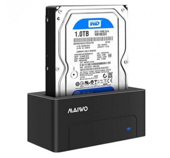 Док-станція для накопичувачів Maiwo HDD 2.5"/3.5" SATA/SSD USB 3.0 (K308P)