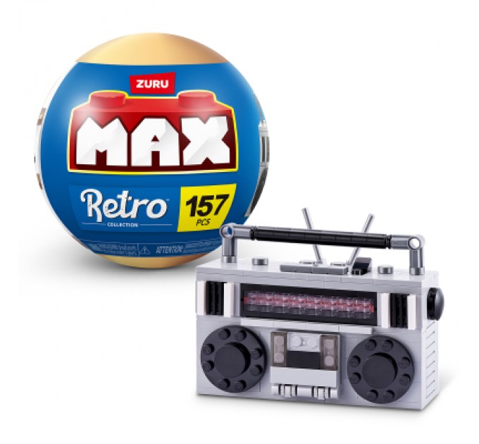 Конструктор Max в капсулі Retro S1 – Касетний магнітофон (83185DGQ8)