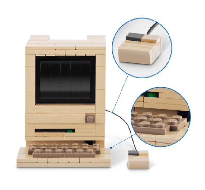 Конструктор Max в капсулі Retro S1 – Комп’ютер Макінтош (83185AGQ8)