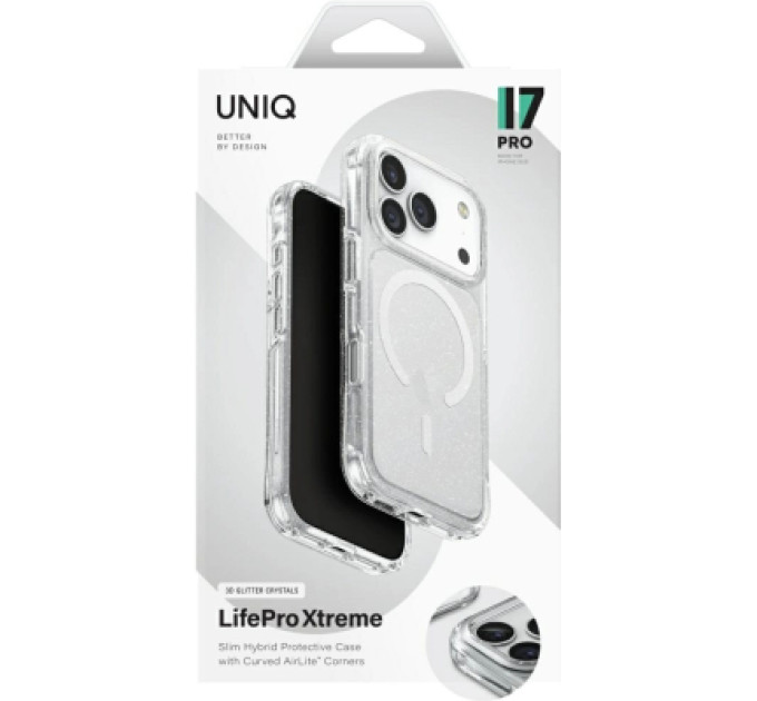 Uniq Чохол до мобільного телефона Uniq LifePro Xtreme Apple iPhone 17 Pro Transparent (8886463694008)