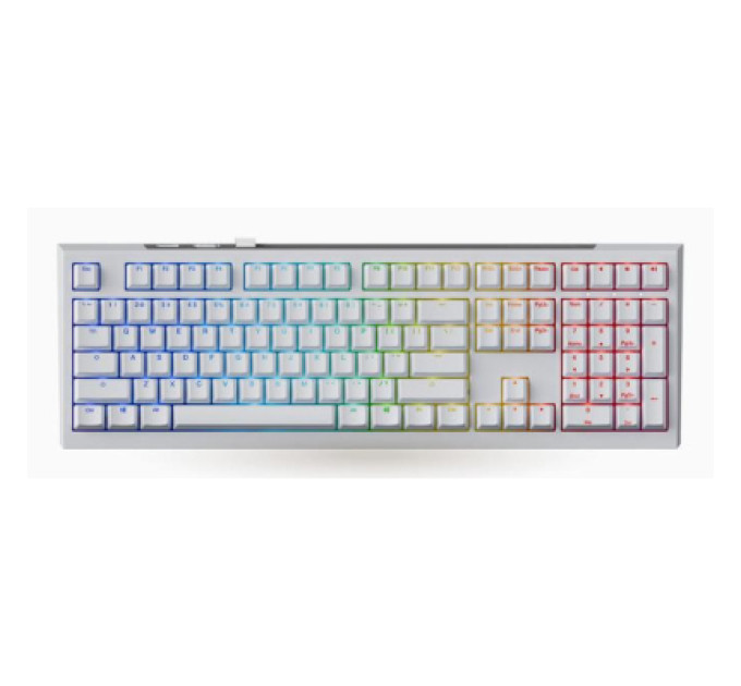 Ducky Клавіатура Ducky One X Magnetic Switch Wireless UA White (ON2408AST3-DAUSPDOECL2WW1)