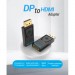 Перехідник DP Male to HDMI Female black Vention (HBKB0)