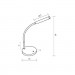 Eurolamp Настільна лампа Eurolamp LED-TLD-5W(white)