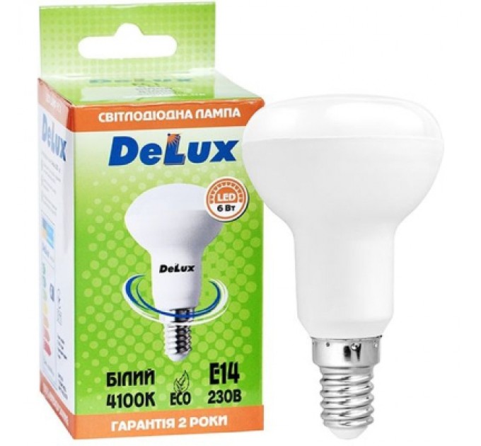 Лампочка Delux FC1N 6Вт R50 4100K 230В E14 (90023551)