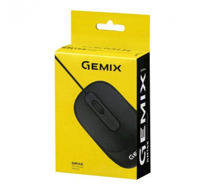 Мишка Gemix GM145 USB Black (GM145Bk)