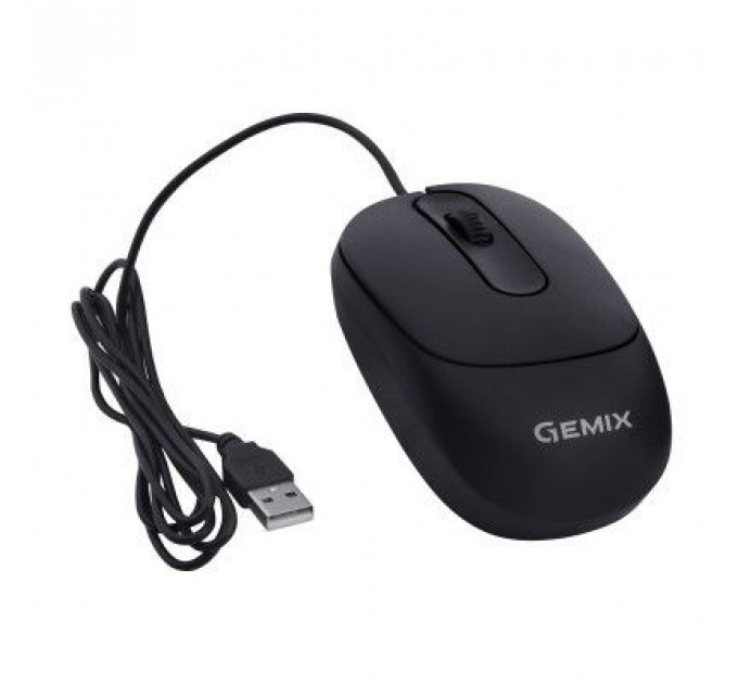 Мишка Gemix GM145 USB Black (GM145Bk)