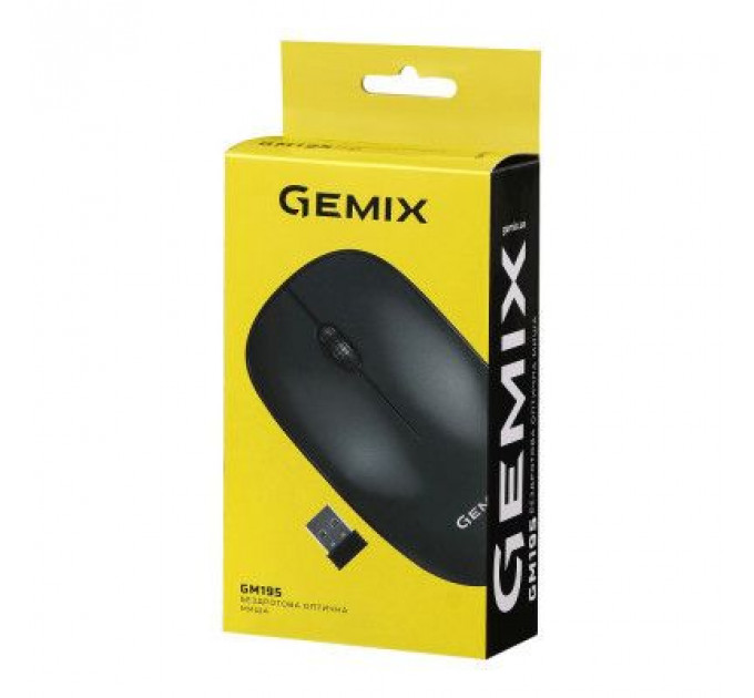 Мишка Gemix GM195 Wireless Black (GM195Bk)