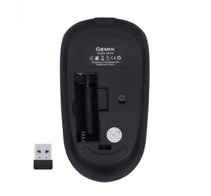Мишка Gemix GM195 Wireless Black (GM195Bk)