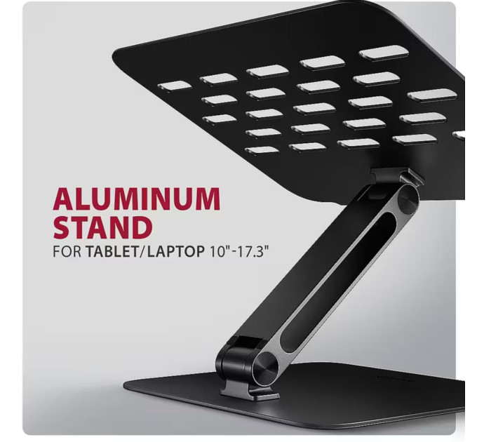 AXAGON Підставка для ноутбуків AXAGON STND-LQB (розмір 10" – 17.3"), Чорний