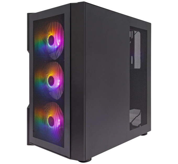 1stPlayer Корпус 1stPlayer T7-P-BK-4F1 Black 750W (T7-P-BK-4F1-PS-750FK-EU)