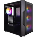 1stPlayer Корпус 1stPlayer T7-P-BK-4F1 Black 750W (T7-P-BK-4F1-PS-750FK-EU)