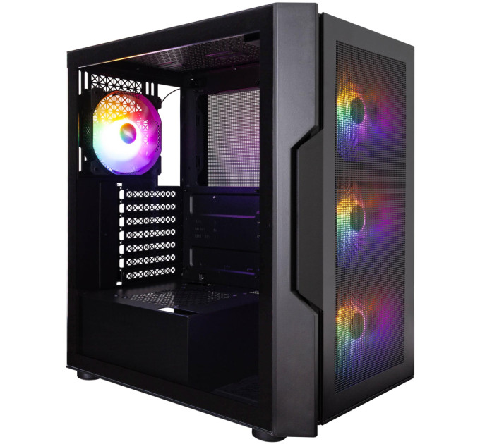 1stPlayer Корпус 1stPlayer T7-P-BK-4F1 Black 750W (T7-P-BK-4F1-PS-750FK-EU)